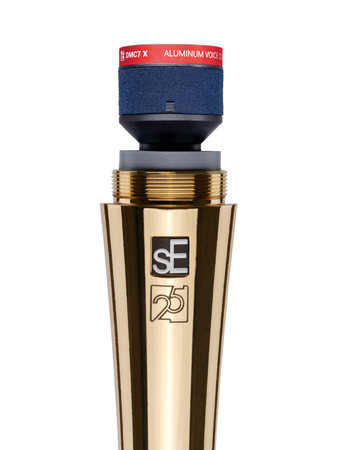 sE V7 G-25AE - Złoty dynamiczny mikrofon ręczny