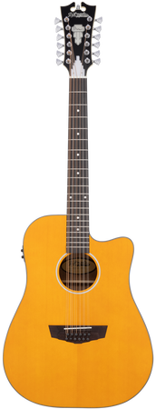D'angelico Premier Bowery 12 LS Vintage Natural - gitara elektroakustyczna 12-strunowa