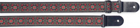 Stagg SWO-FLO RED - pasek do gitary, nylonowy
