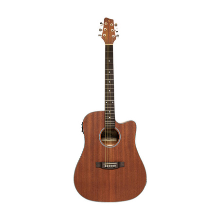 Stagg SA25 DCE MAHO - gitara elektroakustyczna dreadnought cutaway, sapele