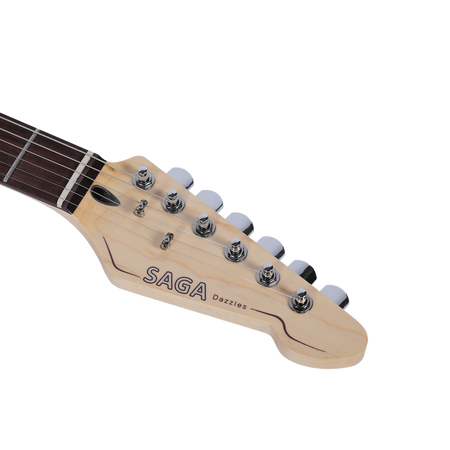Gitara elektryczna SAGA Dazzles Mercury Gray (HSS)