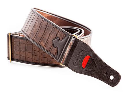 RightOn Straps Talisman Alligator Brown - Pas do Gitary