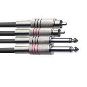 Stagg STC3PCM - kabel audio, 3 m, czarny