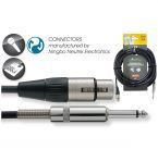 Stagg NMC10XPR - kabel mikrofonowy, XLR żeński - jack 6,35 mm TS, 10 m