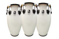 Conga Fiberglass Magarita Blanca, Black Chrome