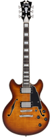 D'Angelico Premier Mini DC Dark Iced Tea Burst - gitara elektryczna