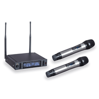Soundsation WF-U2302PP - podwójny system UHF 630-660 MHz z dwoma mikrofonami nagłownymi i nadajnikami bodypack