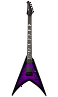 Jet Spira V-500 TPP E HH – Gitara elektryczna V-Shape, fioletowy burst
