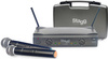 Stagg SUW 50 MM EG EU - system bezprzewodowy UHF, 2 mikrofony ręczne