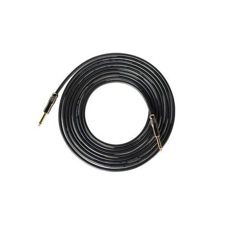 Valeton VGC-5BK - kabel instrumentalny 5 m, czarny, proste wtyki