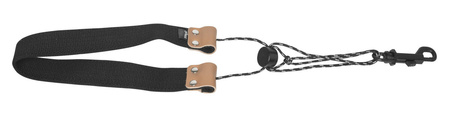 Stagg SAX STRAP4 BK GoodGroove - regulowany pasek do saksofonu, czarny