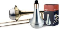 Stagg MTB-S3A - tłumik straight do puzonu, aluminium, korek i filc