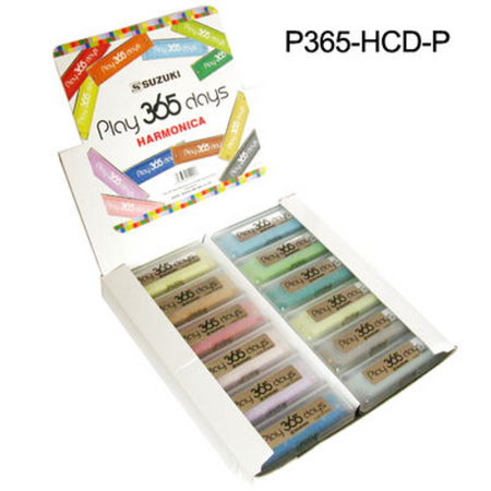 SUZUKI P365-HCD-P ZESTAW harmonijka ustna diatoniczna