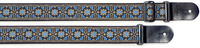 Stagg SWO-FLO BLU - pasek do gitary, nylonowy