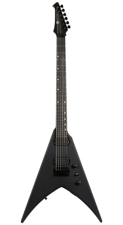 SPIRA V-400 MBK HH – Elektryczna gitara V, aktywne humbuckery, matowa czerń