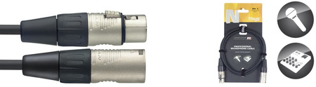 Stagg NMC15R - przewód audio XLR męski / XLR żeński, 15 m