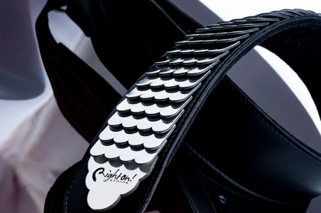RightOn Straps LEGEND JL Python Black - Pasek do Gitary