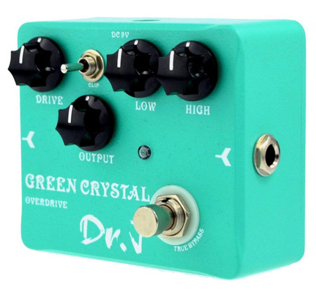 Dr.J D50 Green Crystal - overdrive gitarowy z wyborem obcinania diodowego
