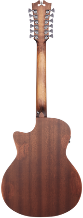 D'angelico Premier Fulton 12 LS Aged Mahogany - gitara elektroakustyczna 12-strunowa