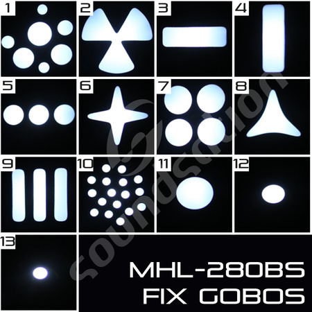 Soundsation MHL-280BS SET - zestaw 2 głowy LED