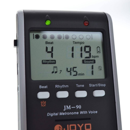 Joyo JM-90 - metronom elektroniczny z liczeniem głosowym i akumulatorem