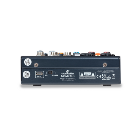Soundsation MIOMIX 4LS - 4-kanałowy mikser z efektami, Bluetooth, OTG i interfejsem audio
