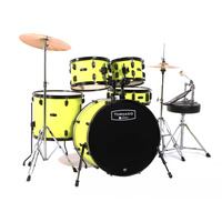 Mapex Tornado TND5294FTC BFY - 5-częściowy zestaw perkusyjny w kolorze fluorescencyjnym