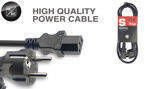 Stagg SPW1,5IECFPEU15 - kabel audio, 1.5 m, czarny