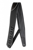Stagg SPFL-G SHAP BLK - pasek do gitary, ekoskóra