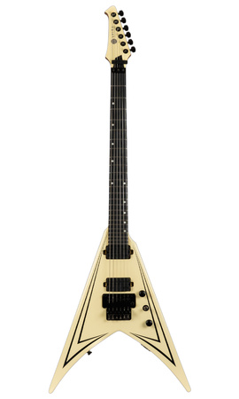 SPIRA V-420 AWH HH – Elektryczna gitara V, aktywne humbuckery, Floyd Rose