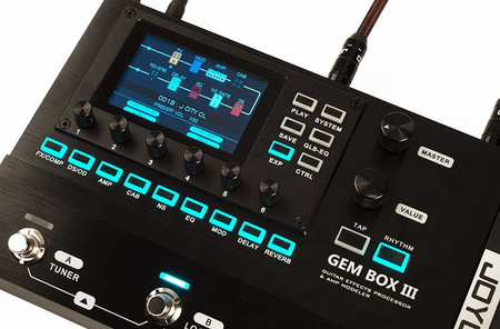 Joyo GEM Box III - multiefekt gitarowy z modelowaniem, loaderem IR i USB Audio