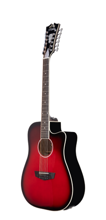 D'angelico Premier Bowery 12 LS Cherry Burst - gitara elektroakustyczna 12-strunowa