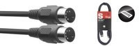 Stagg SMD1 E - kabel MIDI, 1 m, czarny