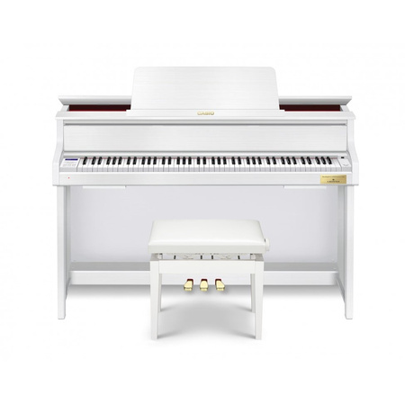 Pianino cyfrowe Casio GP-310 WE – luksusowe pianino hybrydowe 88 klawiszy, klawiatura młoteczkowa