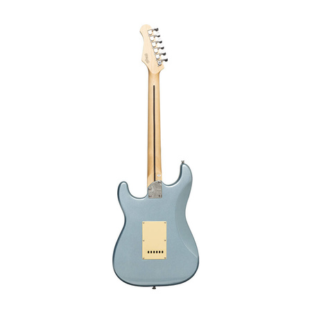 Stagg SES-30 IBM - gitara elektryczna SSS, Ice Blue Metallic, korpus z paulowni