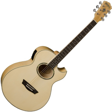 Washburn EA20 N – elektroakustyczna gitara cutaway, top świerk, EQ, naturalne wykończenie