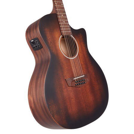 D'angelico Premier Fulton 12 LS Aged Mahogany - gitara elektroakustyczna 12-strunowa