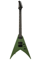 SPIRA V-400 MGR HH – Elektryczna gitara V, 24 progów, HH, zielona matowa