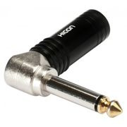 HICON HI-J63MA04 - wtyk kablowy jack 6,35 mm TS, 2 styki, kątowy