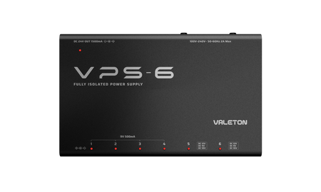 Valeton VPS-6 - zasilacz efektów z izolowanymi kanałami