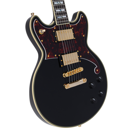 D’Angelico Deluxe Brighton Solid Black - gitara elektryczna