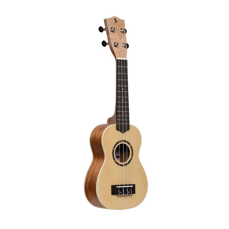 Stagg US-30 SPRUCE - ukulele sopranowe ze świerkową płytą i pokrowcem