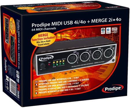 Prodipe Midi 4i4o - interfejs MIDI-USB