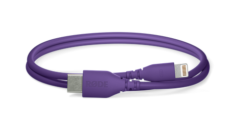 RODE SC21 - Kabel USB-C - Lightning 30cm fioletowy