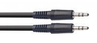 Stagg SAC3MPSMPSB - kabel stereo mini jack TRS, 3 m