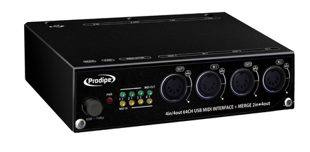 Prodipe Midi 4i4o - interfejs MIDI-USB