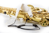 RightOn Straps Sambeat Vegan White - Pasek do Saksofonu, klarnetu