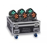 CentoLight PORTRAIT TONDO SET - zestaw akumulatorowych reflektorów LED ze skrzynią