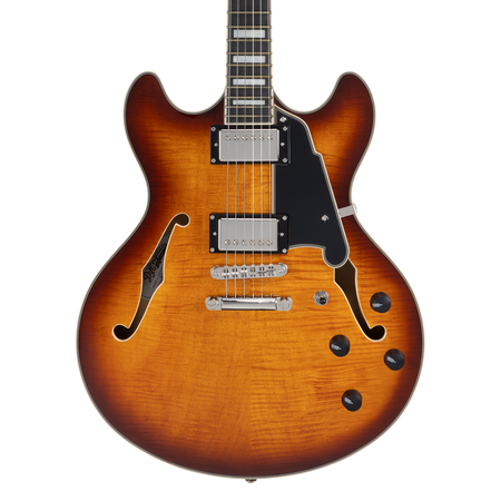 D'Angelico Premier DC Dark Iced Tea Burst - gitara elektryczna