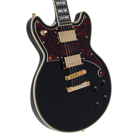 D’Angelico Deluxe Brighton Solid Black - gitara elektryczna